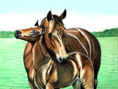 Mares and Foals, Equine Art - Mother's Day